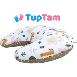 TupTam Stillkissen 100 cm Waldtiere Beige