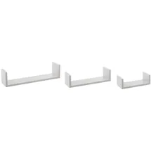 Five 3er Wandregal Weiß