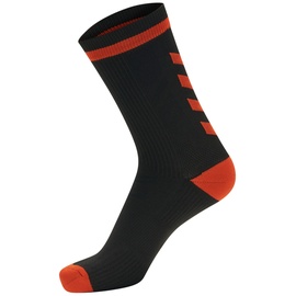 hummel Elite Indoor Sock Low Socken kurz black/red 39-42