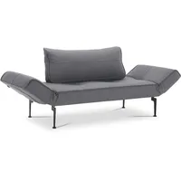 Innovation Living Schlafsofa Zeal Laser Stoff Grau Granit