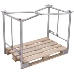 VARIOfit Palettenaufsatz Typ 65K verzinkt 1.200 x 1.000 mm Nutzhöhe 1.200 mm