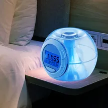 EGLO Weckuhr transparent