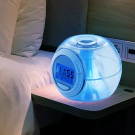 EGLO Weckuhr transparent