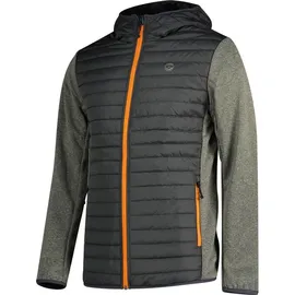 JACK & JONES Multi Quilted Jacke Grey Melange / Set In Sleeves M