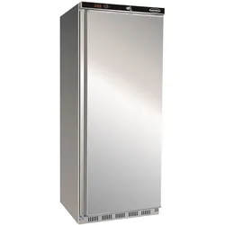 Kühlschrank FOSSA | 1x abschließbare Tür | 570 Liter, HxBxT 188,5x77,5x69,5cm | +2/+8°C | Edelstahl | + CHEFGASTRO Geschirrtuch