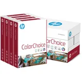 HP Hewlett-Packard CHewlett-Packard 755 Color-Choice Drucker-/Laserpapier 200g DIN-A4, 1.000 Blatt, weiß, extraglatt, 4 Pack = 1 Karton