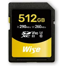 Wise SDXC UHS-II V90 512 GB