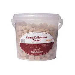 HELLMA Rohrzucker Würfelzucker, 2x 2,0 kg