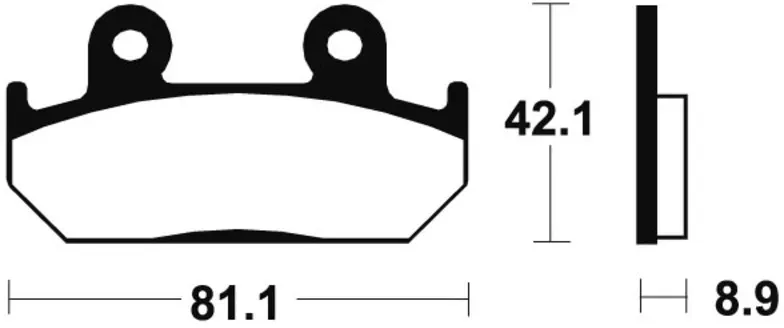 TECNIUM Bremsbeläge aus gesintertem Metall - MTR93