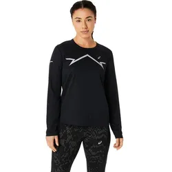 ASICS Damen T-Shirt LITE-SHOW LS TOP, PERFORMANCE BLACK, M