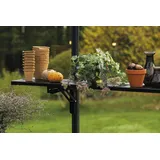 Juliana Halls Klappbares Lamellenregal 146 cm x 21,8 cm Schwarz