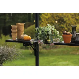 Juliana Halls Klappbares Lamellenregal 146 cm x 21,8 cm Schwarz