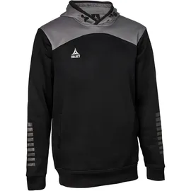 Select Hoodie grau/schwarz L