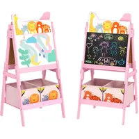 Aiyaplay Kindertafel, Rosa Holzwerkstoff, 49x113x53.5 cm,