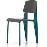 Vitra - Prouvé Standard SP Chair, Bleu Dynastie (glatt) / Basalt, Filzgleiter (Hartboden)