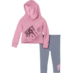 NIKE Kinder Sportanzug G NSW HOODIE AND LEGGING, ASHEN SLAT, 80