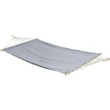 AMANKA XXL Stabhängematte 200x120 Doppelhängematte 2 Personen Garten Hängematte Grau