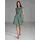 Swing Cocktailkleid Blau/Grün 40