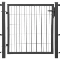 Floraworld Einzeltor Stabgitter Comfort 100 x 100 cm inkl. Pfosten