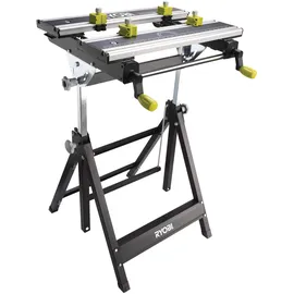 RYOBI RWB03 Klappbare Werkbank für Metallarbeiten, Höhe und Winkel beliebig justierbar