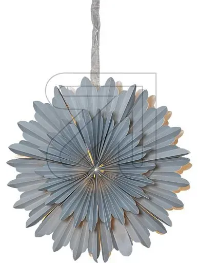 Papierstern Crystal blau 502-13