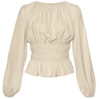 LASCANA Langarmbluse Damen creme Gr.34