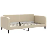 vidaXL Tagesbett Creme 90x200 cm Stoff1842517