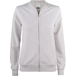 CLIQUE Premium Bio-Baumwoll Sweatjacke Damen 925 - natur meliert S