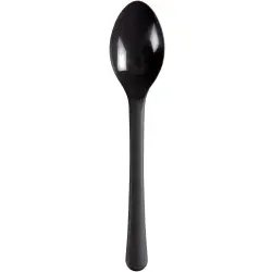 ABENA® Mehrweg Teelöffel, ABENA Gastro, schwarz 1999904753 , 1 Packung = 100 Stück