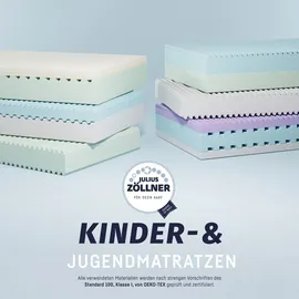 Julius Zöllner Wave Junior Matratze 140 x 200 cm H2 Kaltschaum