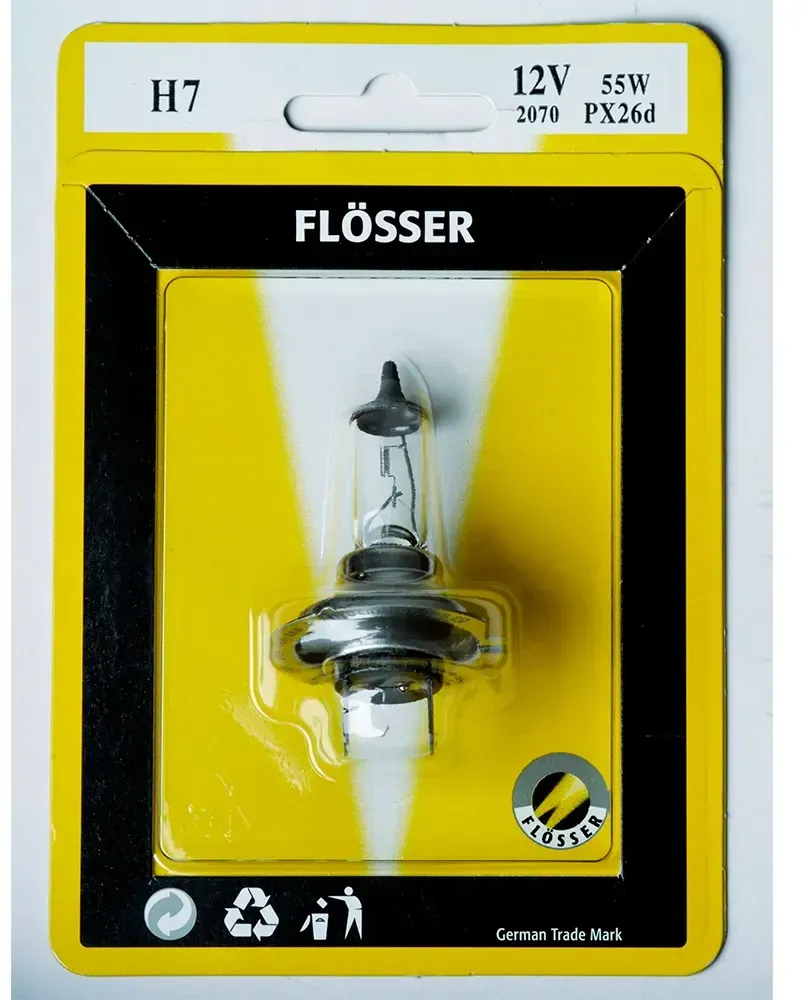 Flosser H7 12v 55w Px26d Glühbirne 10 Einheiten - Clear - One Size