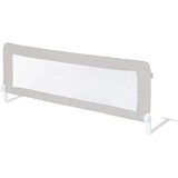 roba Bettschutzgitter Klipp-Klapp cm - Rausfallschutz klappbar für Babys Kinder - Schutzgitter für Kinderbetten - 50 cm hoch - Grau