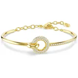 Swarovski Dextera Armreif Rundschliff Weiß Goldlegierungsschicht