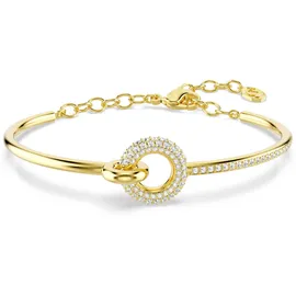 Swarovski Dextera Armreif Rundschliff Weiß Goldlegierungsschicht