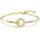 Swarovski Dextera Armreif Rundschliff Weiß Goldlegierungsschicht