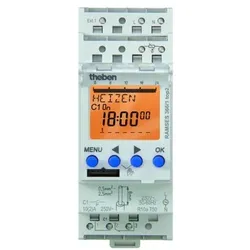 Theben 3660100 Reiheneinbau-Zonenregelung (1 Zone/Raum), Wochenprogramm RAMSES 366/1 top2