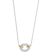 Ti Sento The Sparkling Pendant Silber/Gold