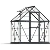 CANOPIA By Palram - Palram - Canopia Aluminium Gewächshaus Harmony 64 grau 125x185x208 cm