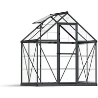 CANOPIA By Palram - Palram - Canopia Aluminium Gewächshaus Harmony 64 grau 125x185x208 cm