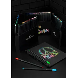 Faber-Castell Buntstifte 100 St. Schwarz/Mehrfarbig