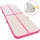 vidaXL Aufblasbare Gymnastikmatte mit Pumpe 700×100×10 cm PVC Rosa