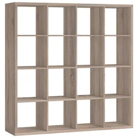 BASED Raumteiler Style 147 x 147 x 38 cm eiche sonoma