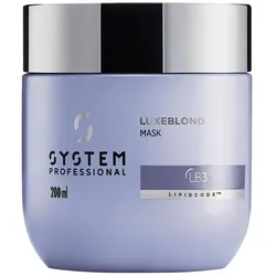 System Professional LB3 LuxeBlond Anti-Gelbstich & Reparatur Haarmaske 200 ml