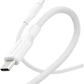 Panzer Glass PanzerGlass empower Racing 240W USB-C to USB-C Kabel USB 2.0 1.2M Silber Weiss