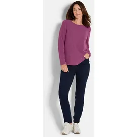 GOLDNER Langarm Melange Jersey-Oberteil Pink 24