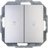 Kopp Jalousieschalter Paris silber, 651520089
