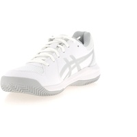 ASICS Damen Gel-Dedicate 8 Clay Sneaker, White/Pure Silver, 39.5 EU