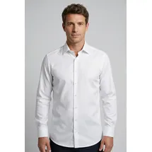 Olymp super slim", Fit Businesshemd mit Kentkragen, Ecru, 40