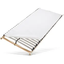 Matratzenschoner FAN "Noppen", weiß, B:160cm L:200cm, Bezug: 100% Polyester, Matratzenzubehör, Bestseller mit 5* Top-Bewertung