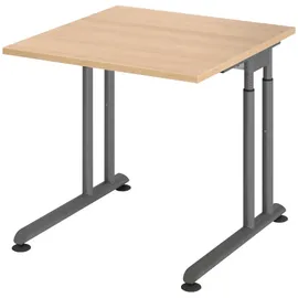 bümö Schreibtisch Eiche Nachbildung / Graphit